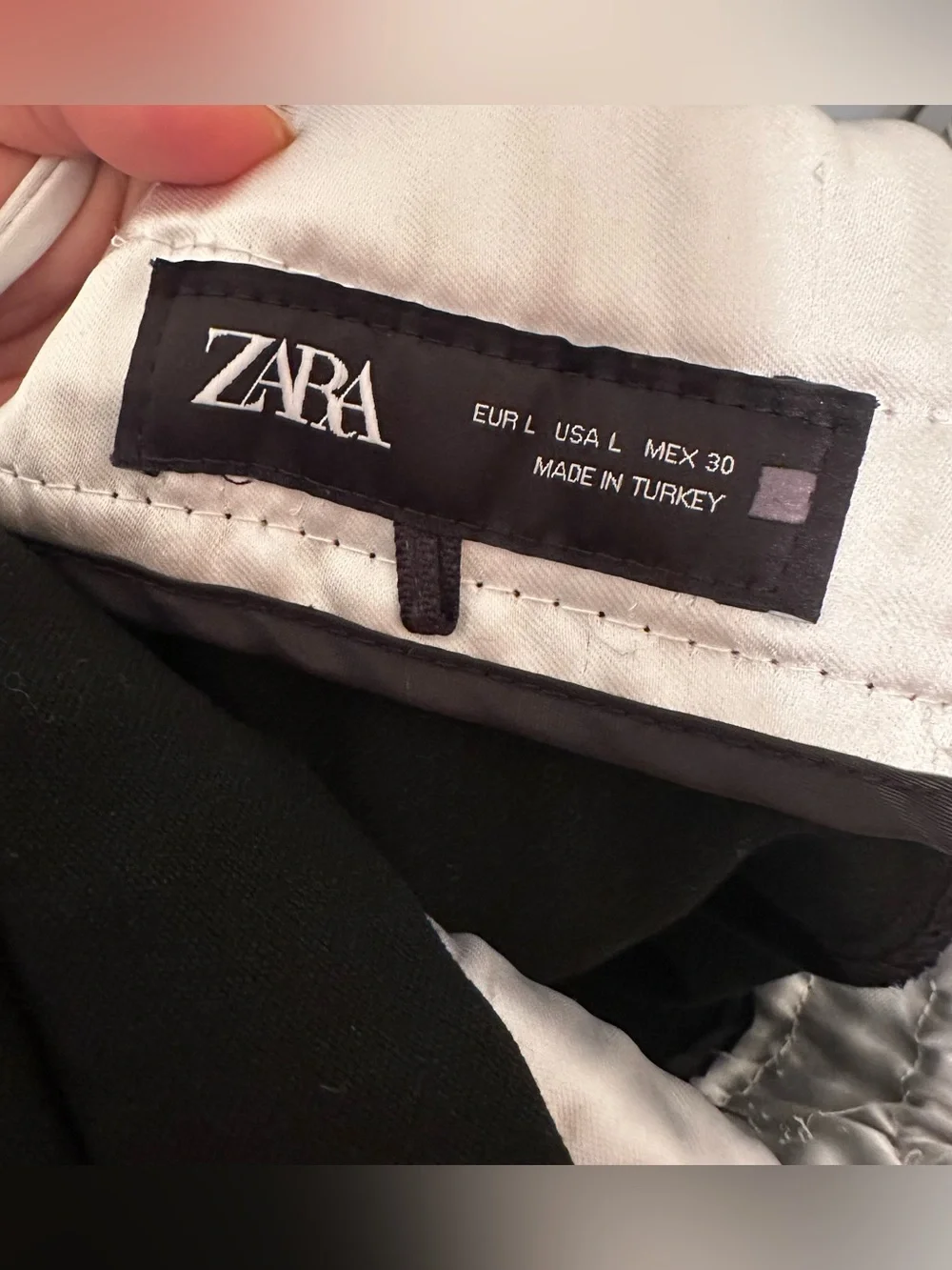 Zara Women’s Wide leg Trousers Size L - Picture 6 of 6